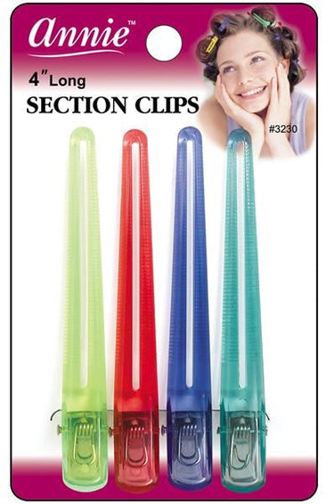 ANNIE 4 pc Section Clip -4 inch #3230 sareya beauty supply store in calgary